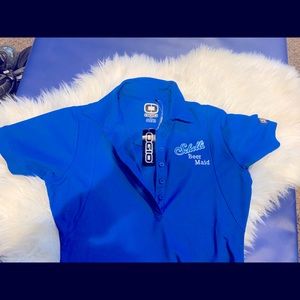 Schells beer maid golf/polo shirt